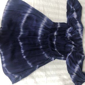 Blue Tie Dye Romper